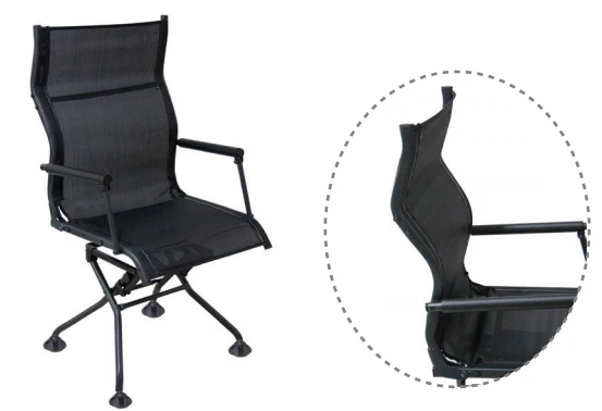 High-Back Swivel Hunting Blind Chair XZ7028-D